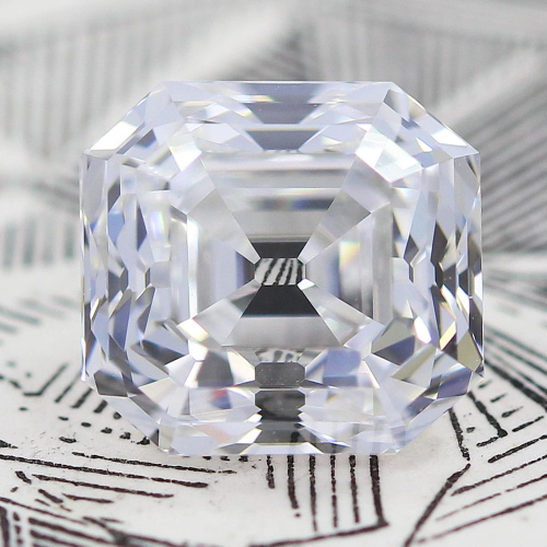 Old Square Emerald Diamond by GemConcepts