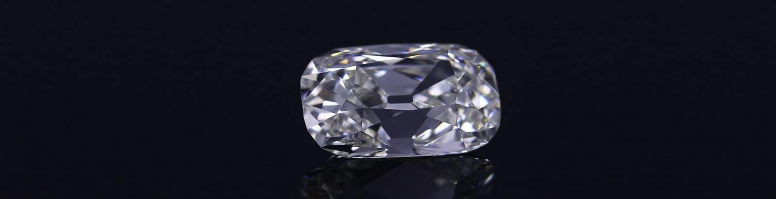 Old mine Cushion Elongated Diamond by GemConcepts