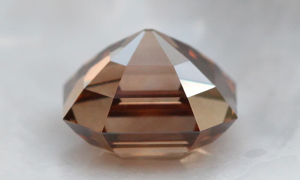 Fancy Brown Square Emerald Cut 1.52 carat