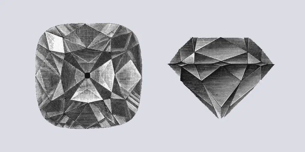 Double Cut or Old English Star Diamonds - Gem Concepts