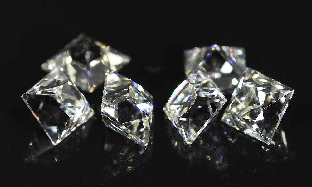 half carat French Cut Diamonds