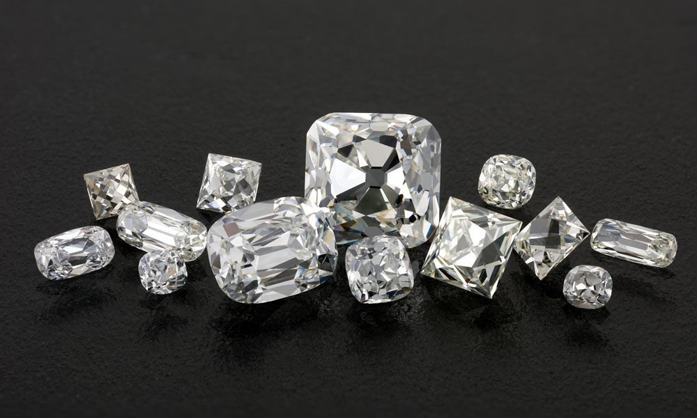 Old mine cut Diamonds by GemConcepts