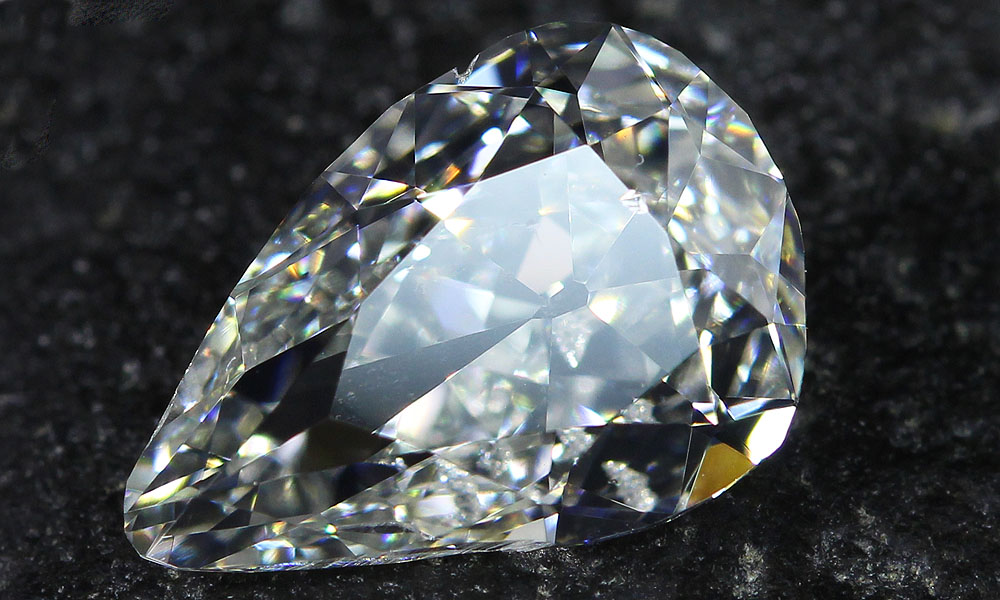 Antique pear clearance cut diamond