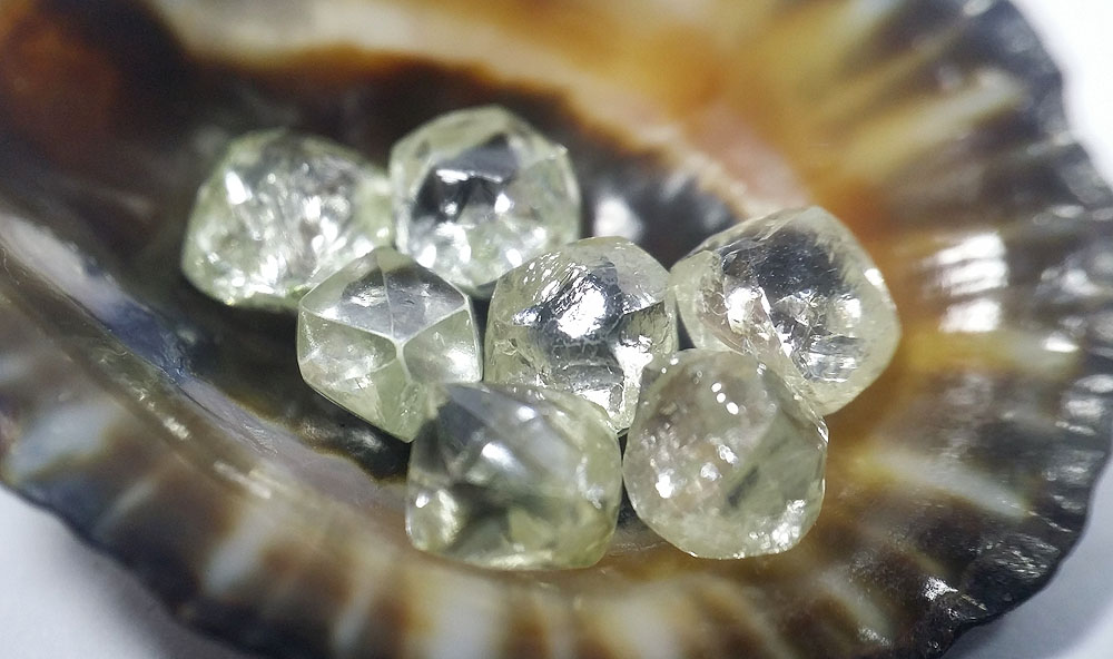 Rough Polished Diamonds