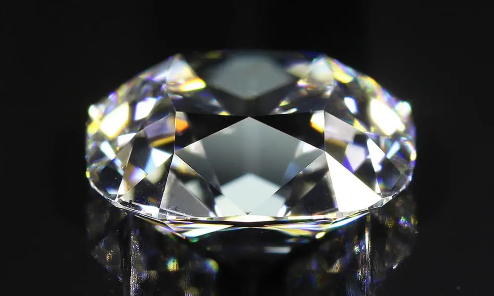 3.58 carats Old Mine Brilliant cut diamond