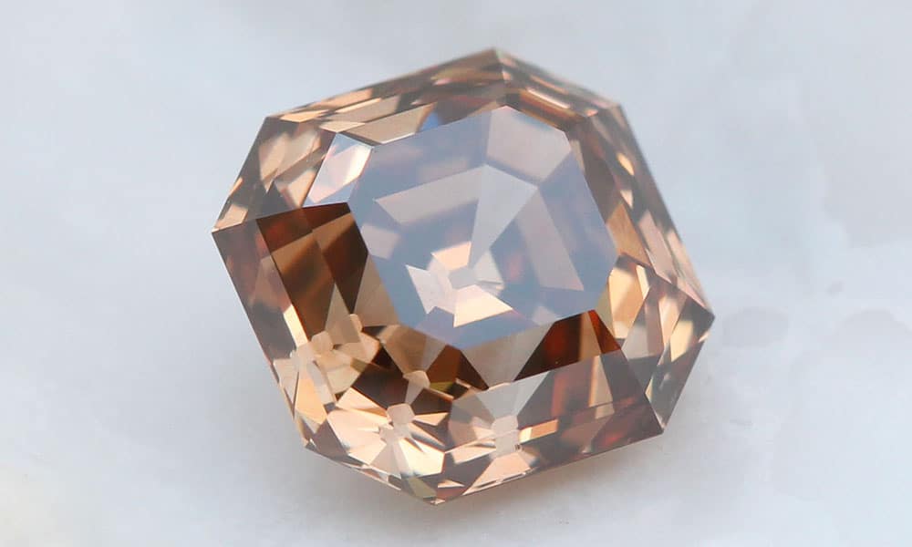 Fancy Brown Square Emerald Cut 1.52 carat
