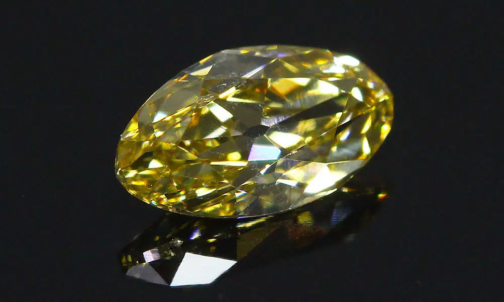 Fancy Yellow-Brown Old Style Moval Brilliant 0.52 carat