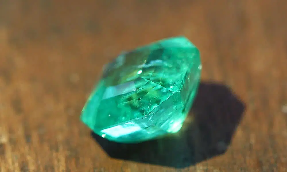 Old Style Asscher Cut 2.04 carat Emerald