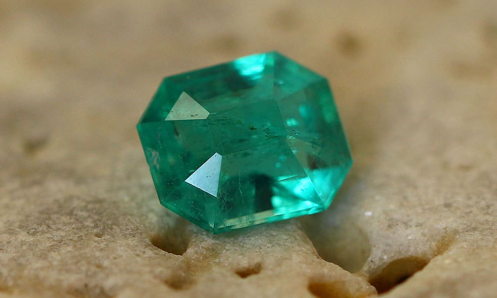 Reformed Colombian emerald 0.84 carat