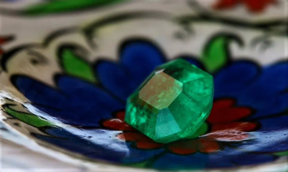 Reformed Colombian emerald 0.84 carat