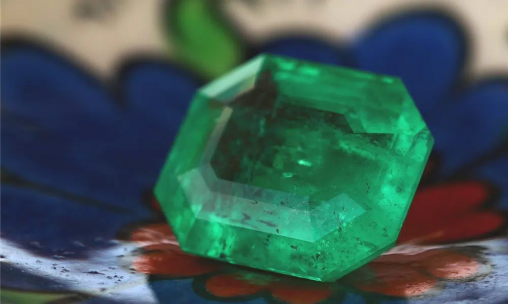 Reformed Colombian emerald 6.45 carat