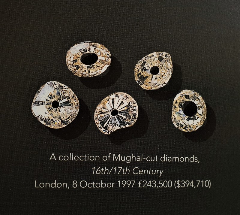 A very rare collection of Mughal Cut diamonds - closer