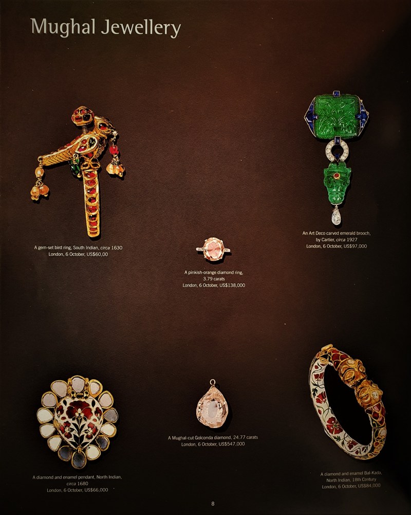 Christie's 1999 Jewellery Review - page 8 - Mughal Jewellery