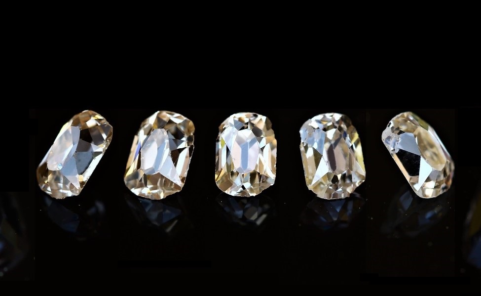 Double Cut or Old English Star Diamonds (sometimes called Mazarin)